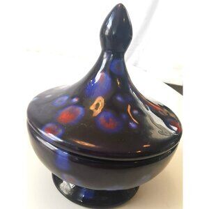 Treat Dispenser Hand Made 1975 Signed F.G. Ceramic